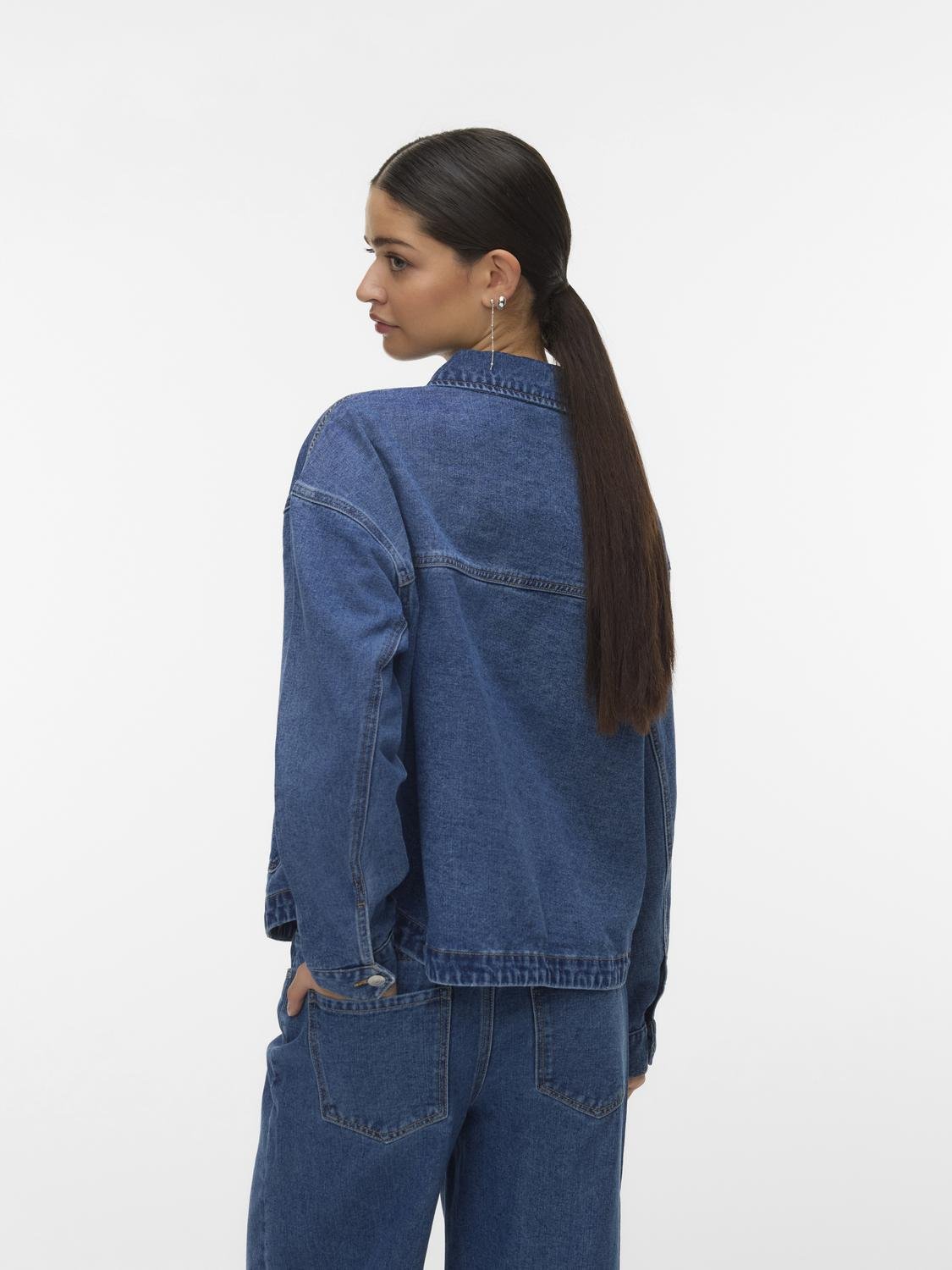 VMJAMIE Denim Jacket - Medium Blue Denim - VERO MODA & VILA Bergvik
